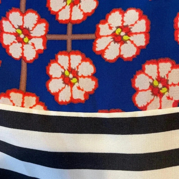 IMPECCABLE PIG Floral and Striped Shift Dress - Medium But Check Measurements - Picture 4 of 6